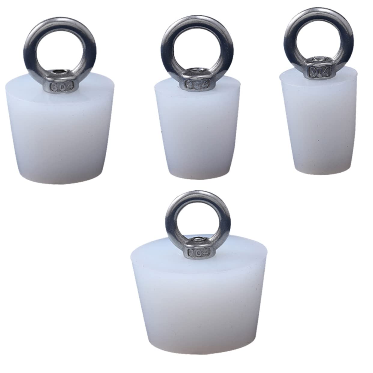 Amosfun 4 Set Tappo Di Scarico Tappi Per Lavello Cucina Guarnizione Water Universal Drain Stopper Tappi Lavello Tappo Per Vasca Da Bagno Tappo Da Bagno Gomma Da Cancellare Bianca 4 Pezzi*4