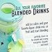 Nostalgia Frozen Drink Maker and Margarita Machine for Home - 128-Ounce Slushy Maker with Stainless Steel Flow Spout - Easy to Clean and Double Insulated - Aqua