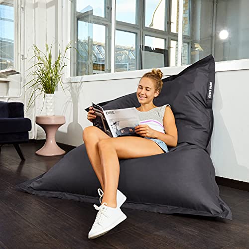 Green Bean© Sitzsack XXL 140x180cm 380 Liter Kinder & Erwachsene Bean Bag EPS Perlen Füllung Riesensitzsack Groß Draußen… – Bild 7