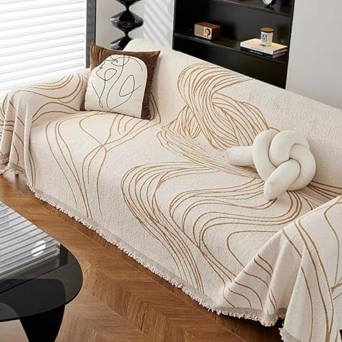 Chenille absedcover pour sofa d'angle anti griffures - 2