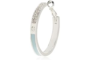 Tiffany’s Silver-toned earrings are a stylish and sophisticated choice for women