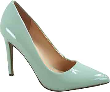 【PORTERNA】Minty Point Pumps Amazon.com | Scheme-s Women's Bridal Sexy Color Slip On