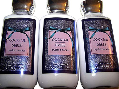 x3 Bath and Body Works Cocktail Dress Shea Plus Vitamin E Body Lotion 8 Ounce Lot of 3