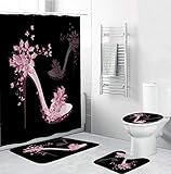 FÁCIL DE INSTALAR: Te regalamos 12 ganchos gratis. No tiene que preocuparse por cómo instalarlo. Puede utilizar este juego de cortinas de ducha náuticas para decorar su baño, pared, ventana y cualquier espacio donde desee.