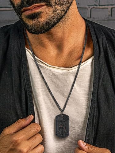 FaithHeart Knights Templar Seal Necklace Christ Fellow-Soldiers Jewelry for Men Women with Delicate Gift Packaging3