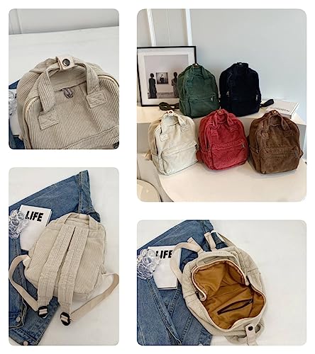 Image of MaxxCloud Vintage Denim Laptop Backpack Casual Canvas Daypack Handbag Purse Lightweight Rucksack Shoulder Bag