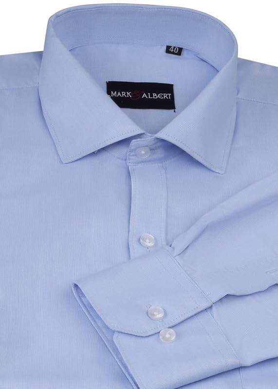 Image of MARK & ALBERT Men's Cotton Formal Shirt