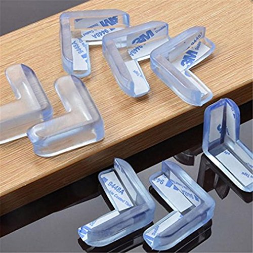 Image of WOIWO 10PCS Soft Silicone Table Guards Corner Collision Angle Baby Protection Angle