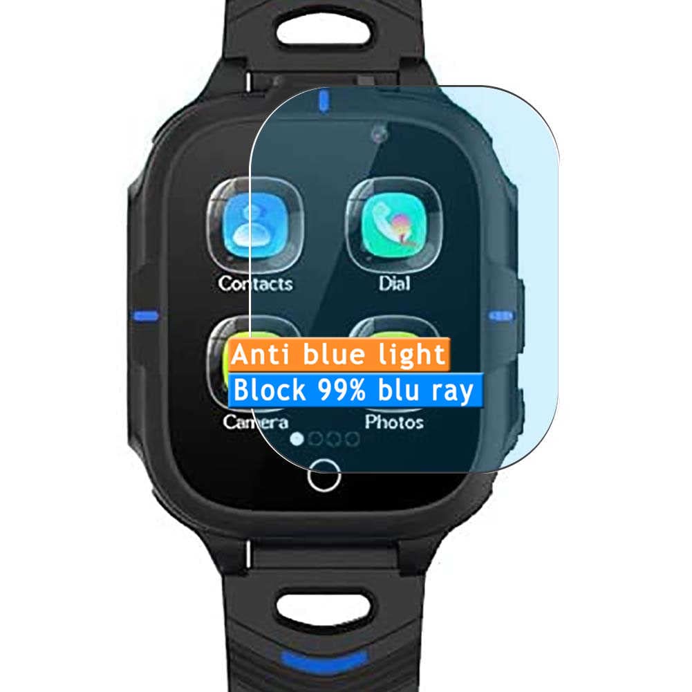 Vaxson 3-Pack Anti Blue Light Screen Protector, compatible with AOYMJRS Y30 KIDS Smartwatch Smart Watch, TPU Guard Film Protectors Sticker [NOT Tempered Glass]