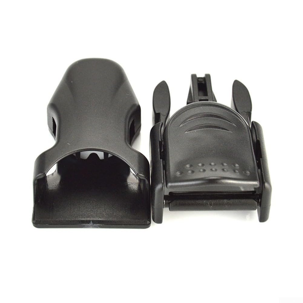 2 fibbie di ricambio a sgancio rapido per cinghie per pinne da immersione, adatte per la maggior parte delle pinne da nuoto e da immersione, materiale plastico (B)