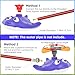 PWSOMJ 2-in-1 Water Sprinkler Baseball Toy Set for Kids, Summer Outdoor Water Game with 2 Sprinkler Heads, 360° Rotating Sprinkler for Backyard Summer Fun