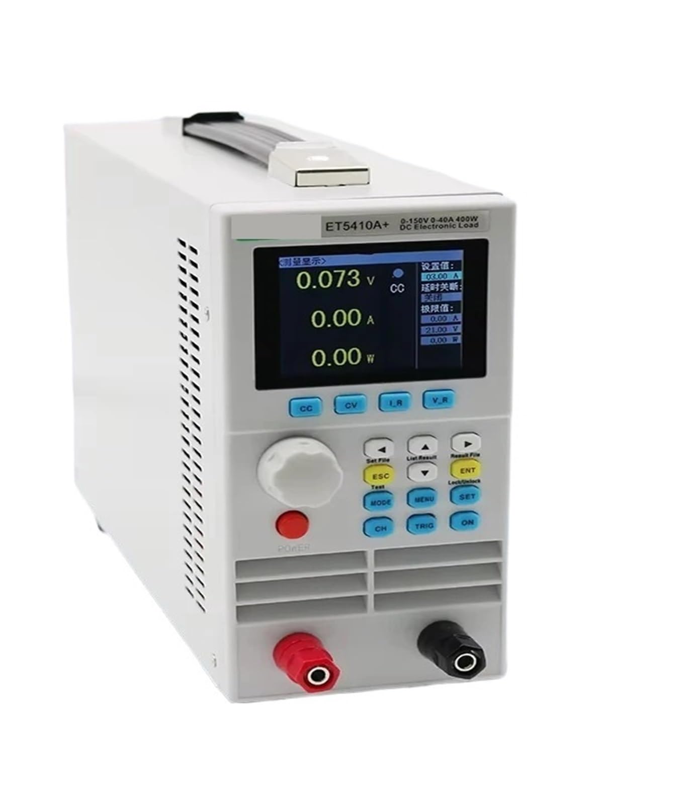 ET5410A+ ET5420A+ Elektroniczny tester obciążenia DC, programowalny zasilacz USB 500 V 40 A 400 W Cyfrowy tester obciążenia CC CV CR CP Pomiar rezystancji(ET5410A)