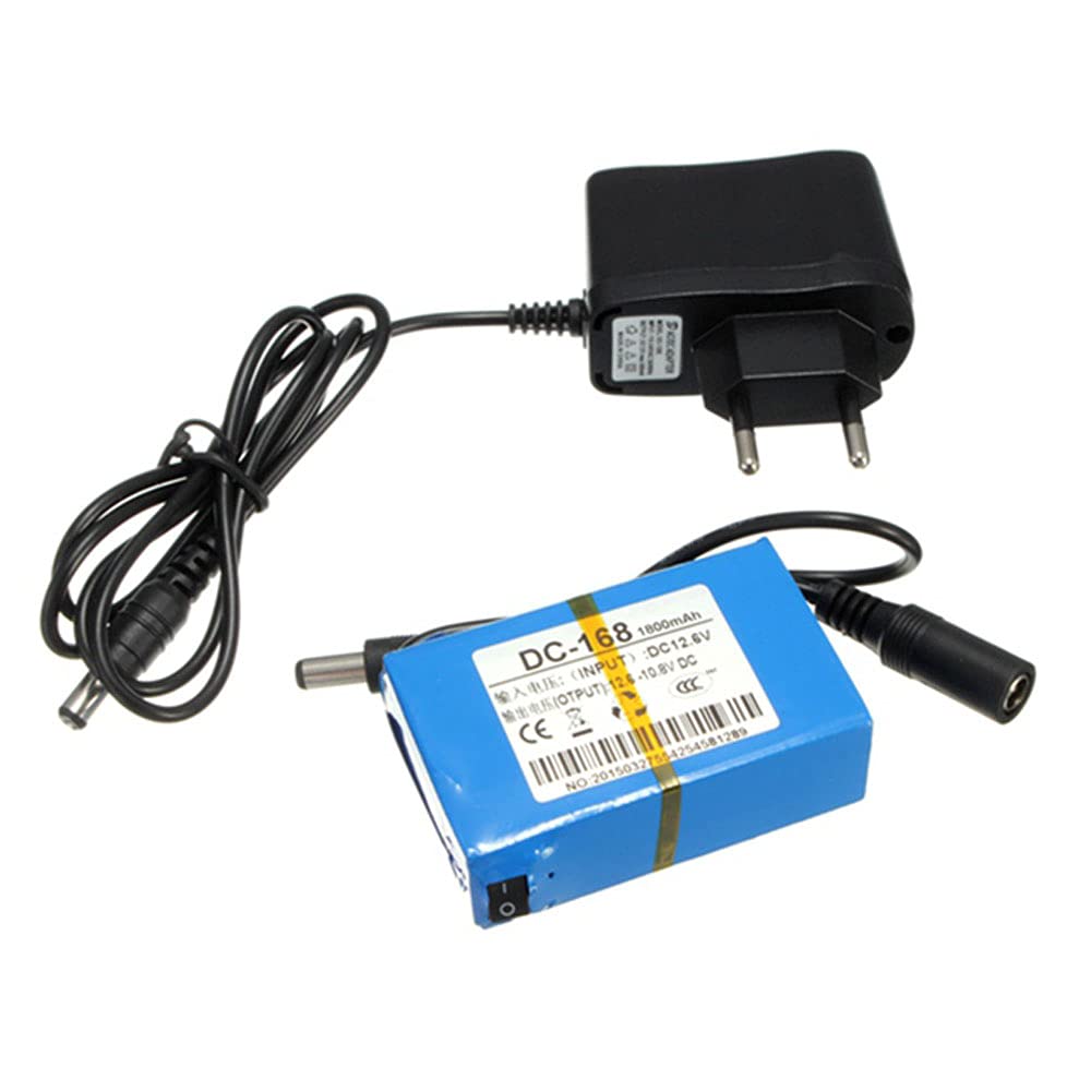 Amazon.com: YICUAA DC 12V Rechargeable Lithium ion Battery Pack