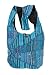 Original Collections Turquoise Embroidered Peace and Sunrise Sling Purse Handbag