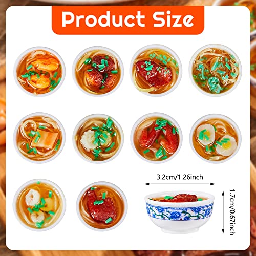 Set de 8 Imánes 3D de Ramen para Refrigerador miniatura 2