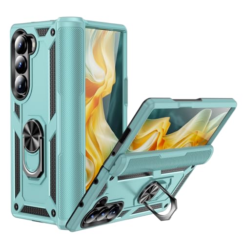 Coque Z Fold 5 Asuwish vert anti-choc étui de protection rigide antichoc