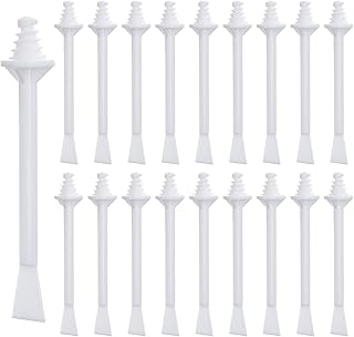Plastic Wax Applicator Sticks and Disposable Spatulas - 50 Pieces for Nostril Cleaning, Nose Hair Removal, and Waxing