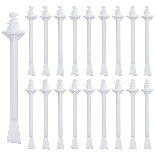 Miniatura 9 de 60 varitas aplicadoras de cera de plástico con espátulas desechables para depilación nasal y limpieza de fosas nasales