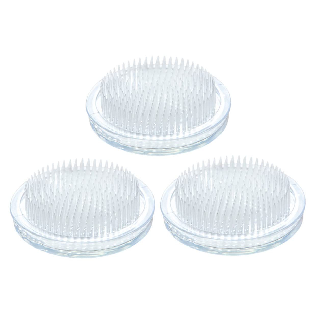 KONTONTY Floral Arrangement Holder 3pcs Plastic Flower Arranger Pin Holder for Home Decor