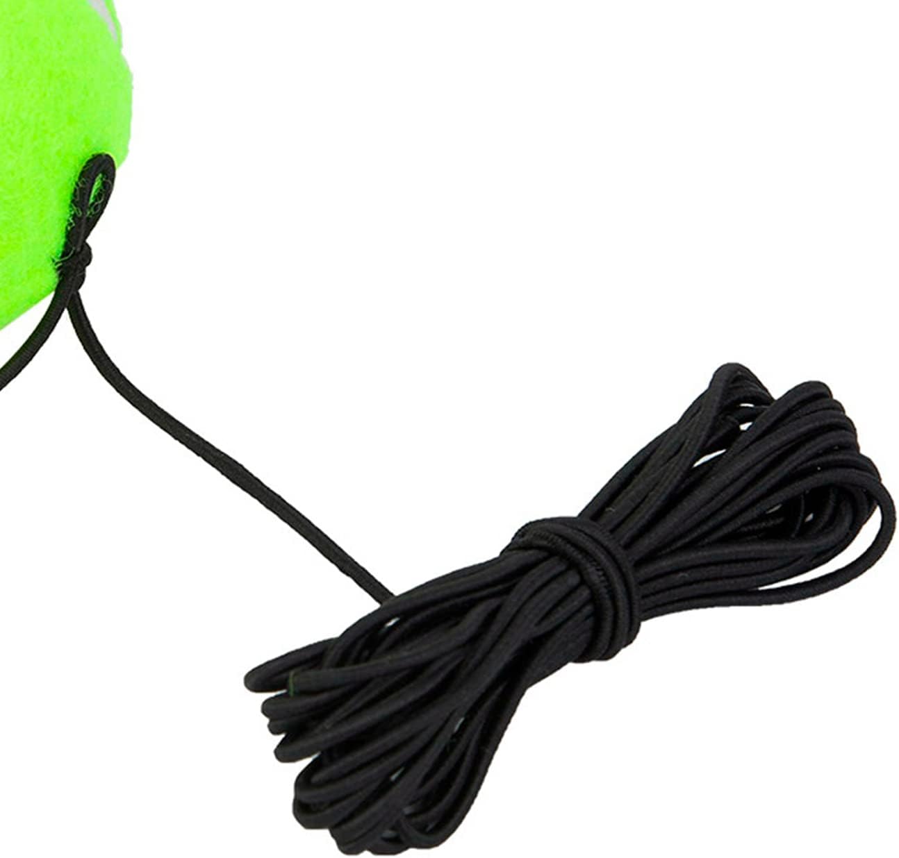 Tennis Trainer Rebound Ball, Tennis Ball Parking Aid Tennis Training Equipment Practice Tennis Balls Tennis Beginner Training Ball with Elastic Rubber String for Single Practice