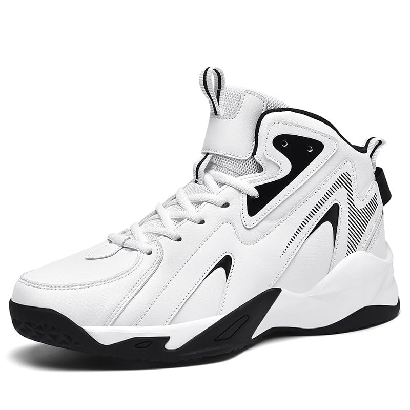 CJSPORX Men's Basketball Shoes Breathable Non-Slip Sneakers Fashionable Sports