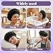 Yuanan 12 PCS Bonnet for Sleeping Men, Silk Bonnets for Women Bulk Elastic Satin Bonnet for Curly Hair Silk Bonnets for Black Women and Men with Curly Hair and Nightcaps-Black