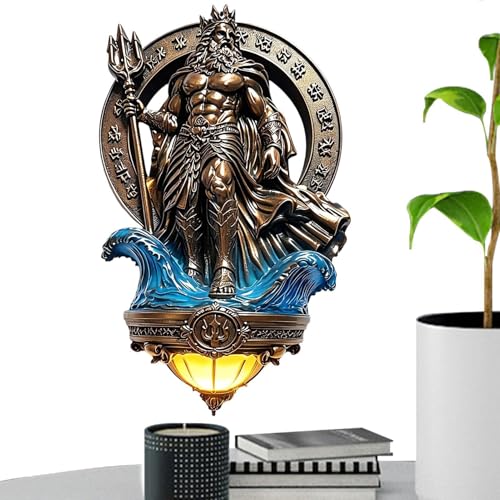 Dios griego antiguo decorativo en resina ideal para el hall de casa