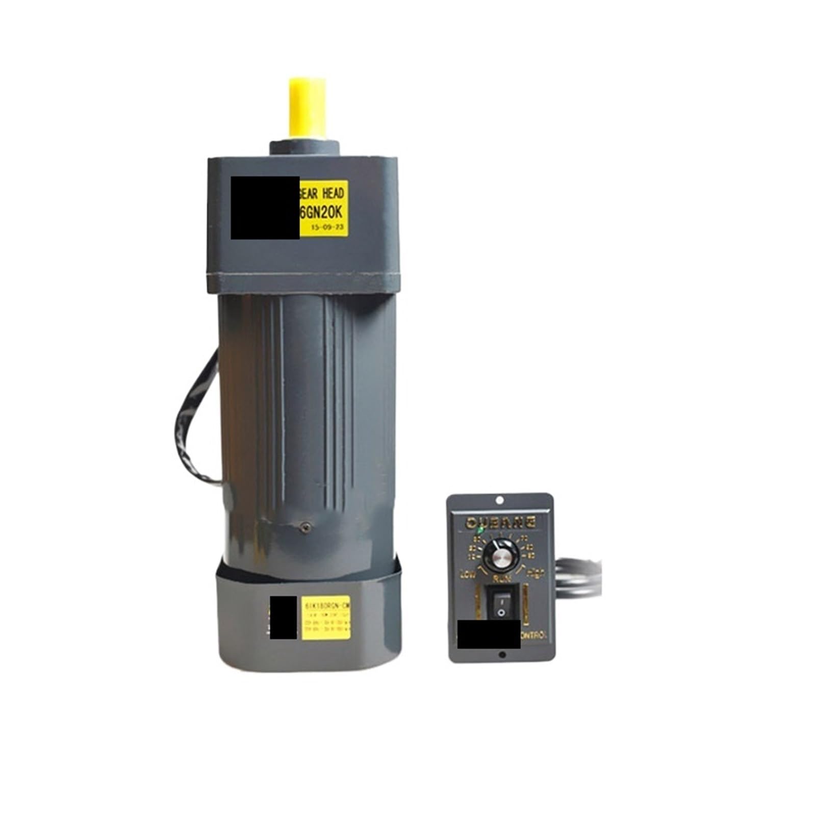 ANERTQUIH Asynchronous Motor 250W Brake 220V AC Gear with 6IK250RGN-CM Shaft Diameter 18mm Keyway 6 mm(0-180RPM)