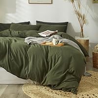 Algopix Similar Product 12 - mixinni Army Green Duvet Cover King