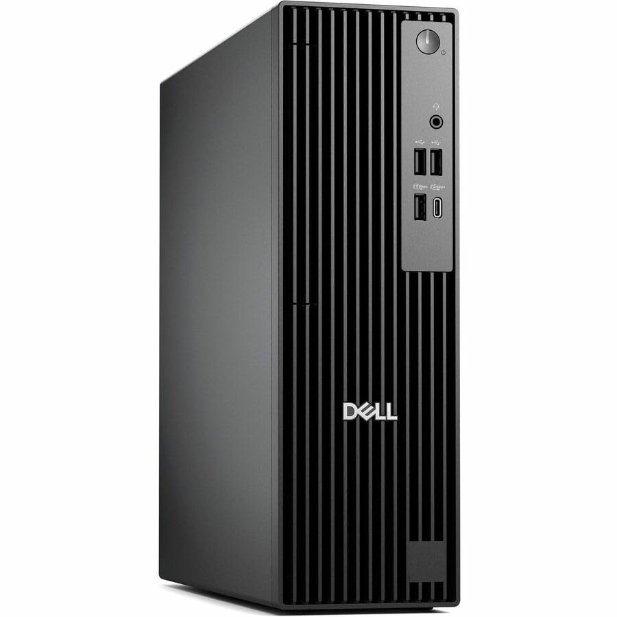 Dell Pro QCS1250 Desktop Computer - Intel Core Ultra 5 235-16 GB - 512 GB SSD - Slim PC - Standard Black