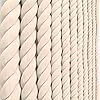 Natural Twisted Cotton Rope 1/4 Inch - Biodegradable Cord with No Bleach or Dyes - Low Stretch Line in High Strength Capacity - Arts, Crafts, Indoor/Outdoor DIY Projects, Commercial Uses (50 Feet) #1