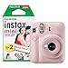 Fujifilm Instax Mini 12 - Cámara instantánea con Paquete de 20 películas de Disparo, Rosa Flor