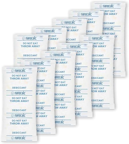 Biella 2gram Silica Gel Desiccant Sachets Non-Toxic Food Grade Moisture Absorbers for Damp Control in Rooms Kitchens Clothes and Food Storage (10 pcs)