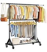 ハンガーラック 2段 棚付き 洋服ラック 116 x 40 x 177 cm Amazon｜ハンガーラック 2段 棚付き 洋服ラック 幅116 x 奥行40 x 高さ