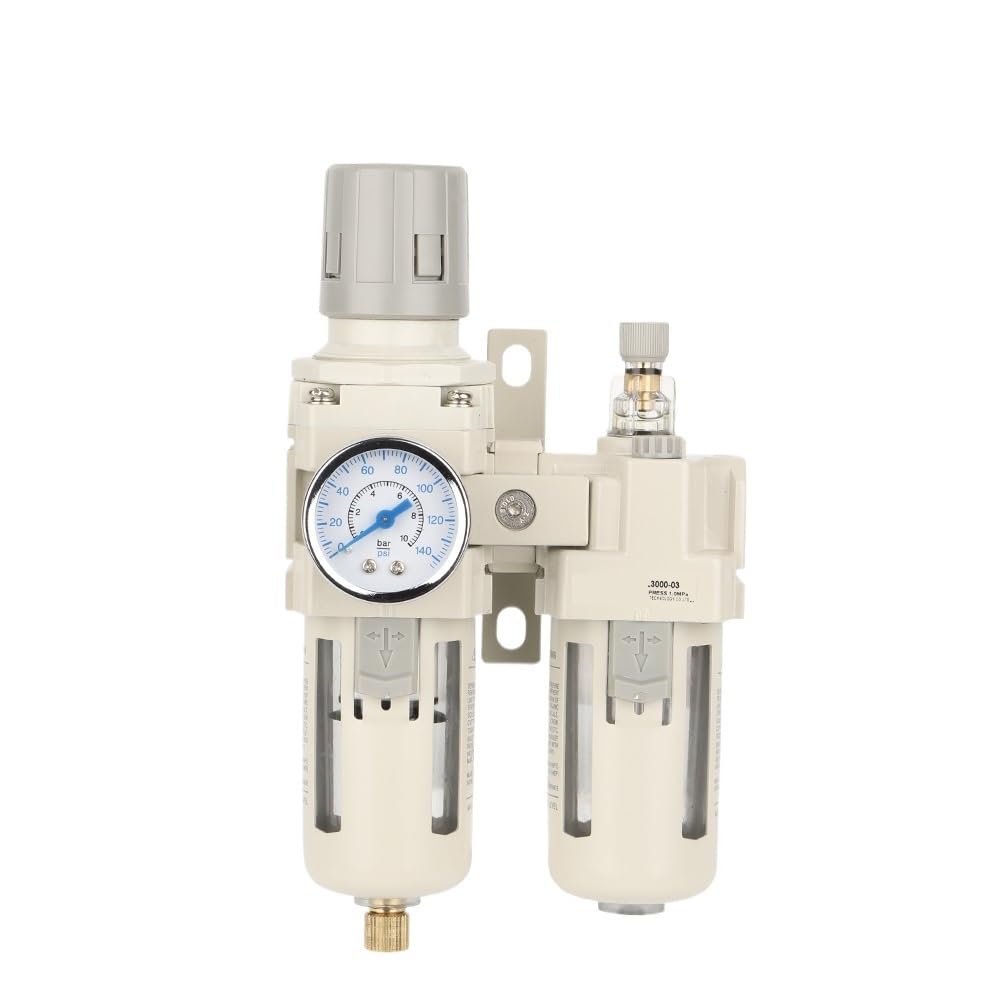Regulador de filtro de aire AC3010-03 | Unidad de tratamiento de aire de alta calidad con purga automática for control de presión industrial