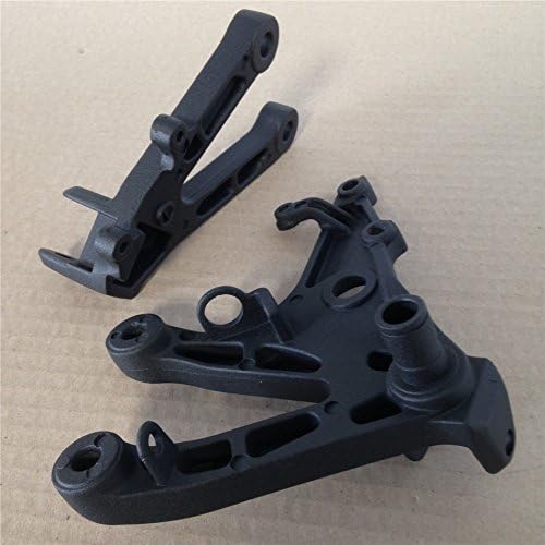 Miniatura 7 de HONGK - Soporte de clavijas de pie delantero negro compatible con Cbr600Rr Rr 2007 2008-2011 B01C0SU70M