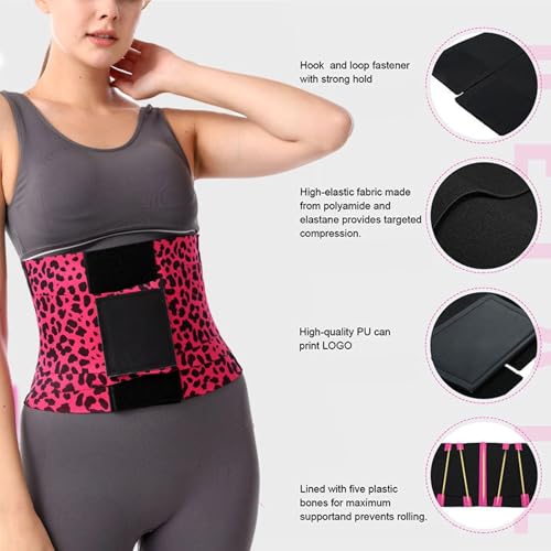 Transientm Belt Waist Cincher Ab Belt Tummy Control Body Shaper, Cinturilla Para Mujer, Waist Trainer with Triple Wrap Women3