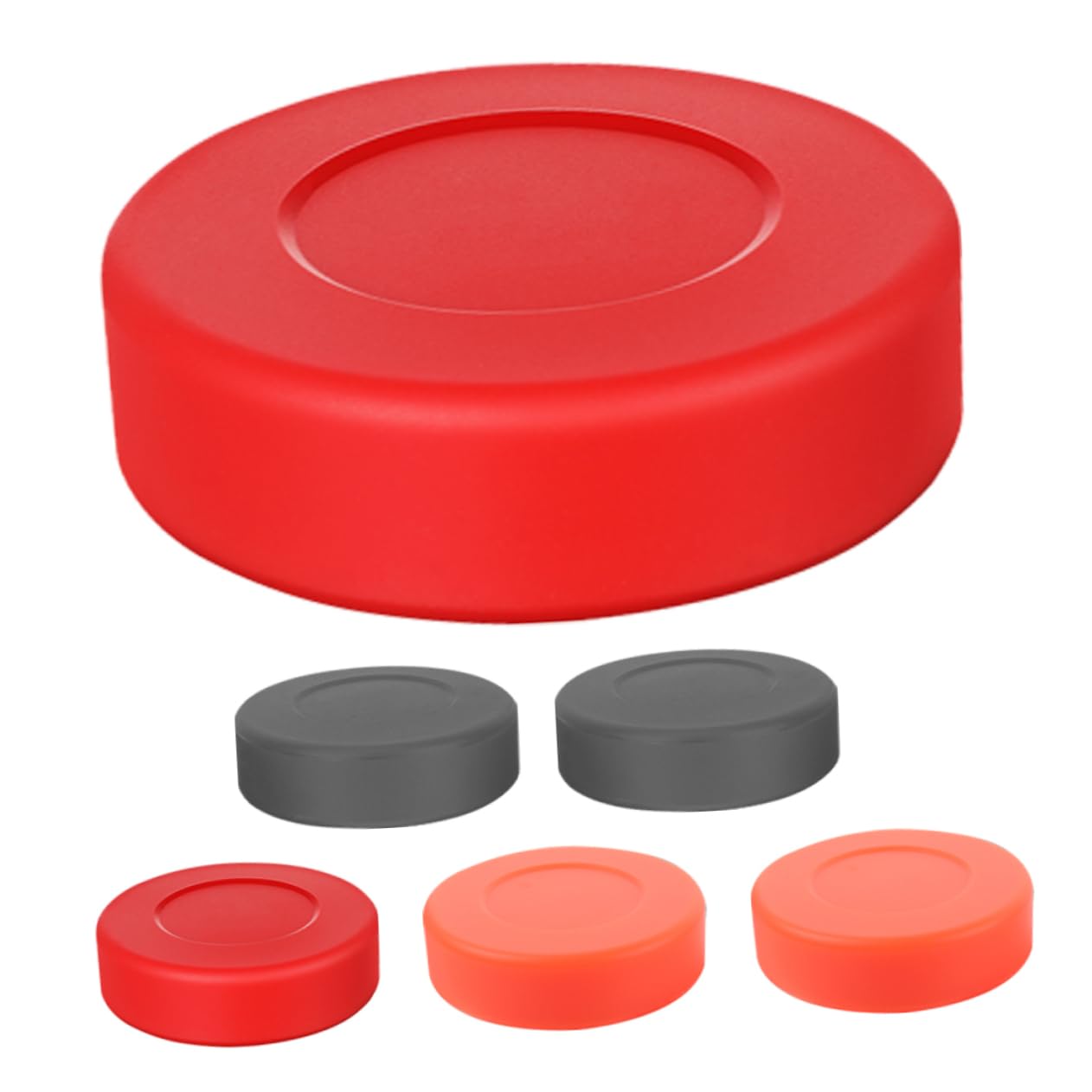 KICHOUSE 6 Pack PVC Ice Hockey Professional Hockey for Training Games Party Favors for Boys and Girls Adults