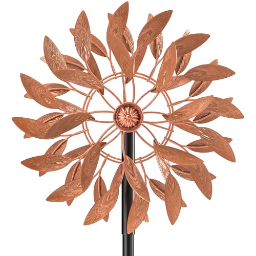 Metall Windrad Garten, Leichter Aufbau Windskulptur Spinner mit...