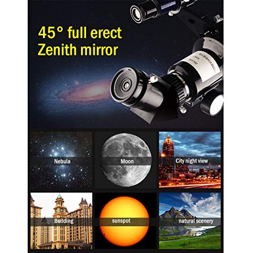 YXCKG telescopio refractor 60mm con trípode ajustable miniatura 5