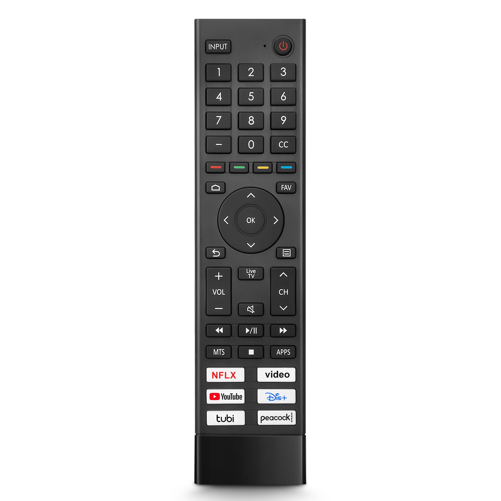 Replacement for Hisense Smart TV Remote Control,Universal for Hisense 4K UHD Android Smart TVs (Not for Google & roku TV)