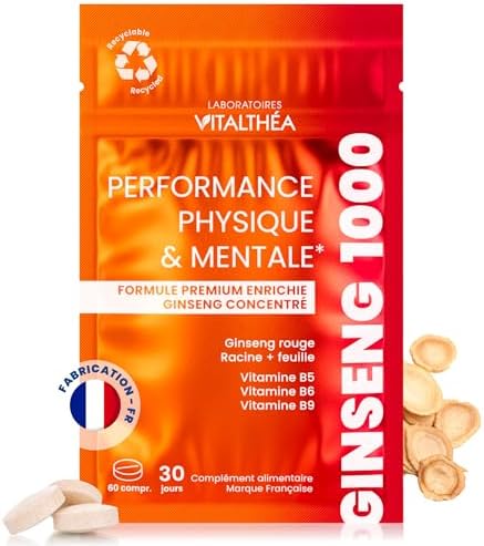 GINSENG ROUGE PREMIUM I Meilleure combinaison Vitamines Minéraux ...