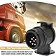 KeYou Adapter anhänger 7 auf 13 polig, Adapter anhänger 13 auf 7，Wasserdichter Anhänger Adapter, für Auto Anhänger Stecker Anhänger Caravan Elektro Adapter Anhängerkupplung