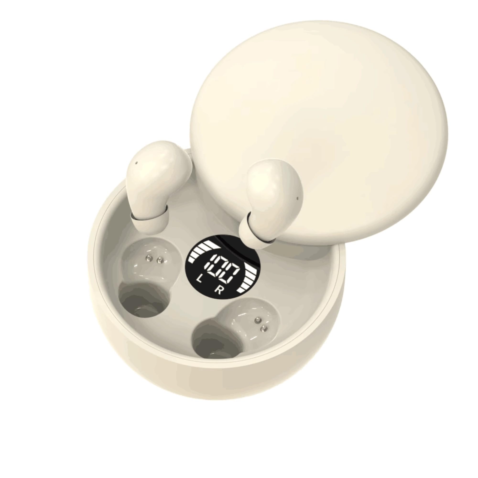 Mini Earbuds Smallest Wireless Bluetooth Earbuds for Small Ear Canal Ergonomic Comfort Fit Premium Sound 4-5H Playback 24H
