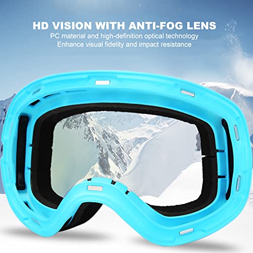 Masques de ski TIM-LI double couche contre la buée verres interchangeables UV100% - 5