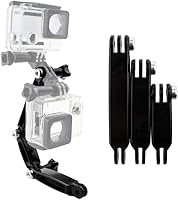 Vista 1 de Brazo de extensión para GoPro, 3 en 1, extensor de montaje de brazo pivote ajustable, agarre de mano monopod compatible con todas las cámaras GoPro
