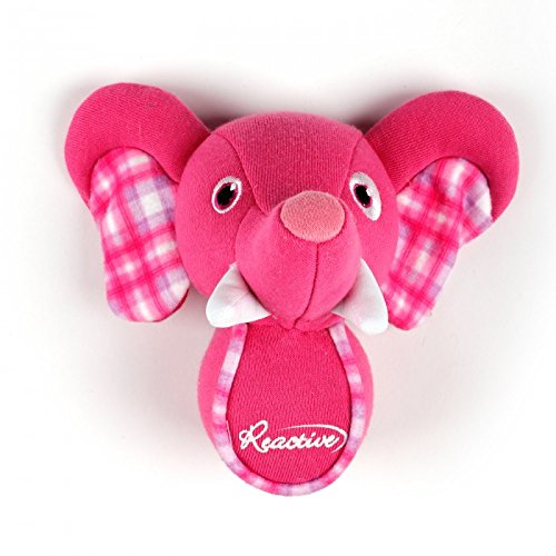 All For Paws 3959 Brinquedo Pelúcia para Cachorro Elephant Reactive, Rosa, 18 x 17 x 12cm