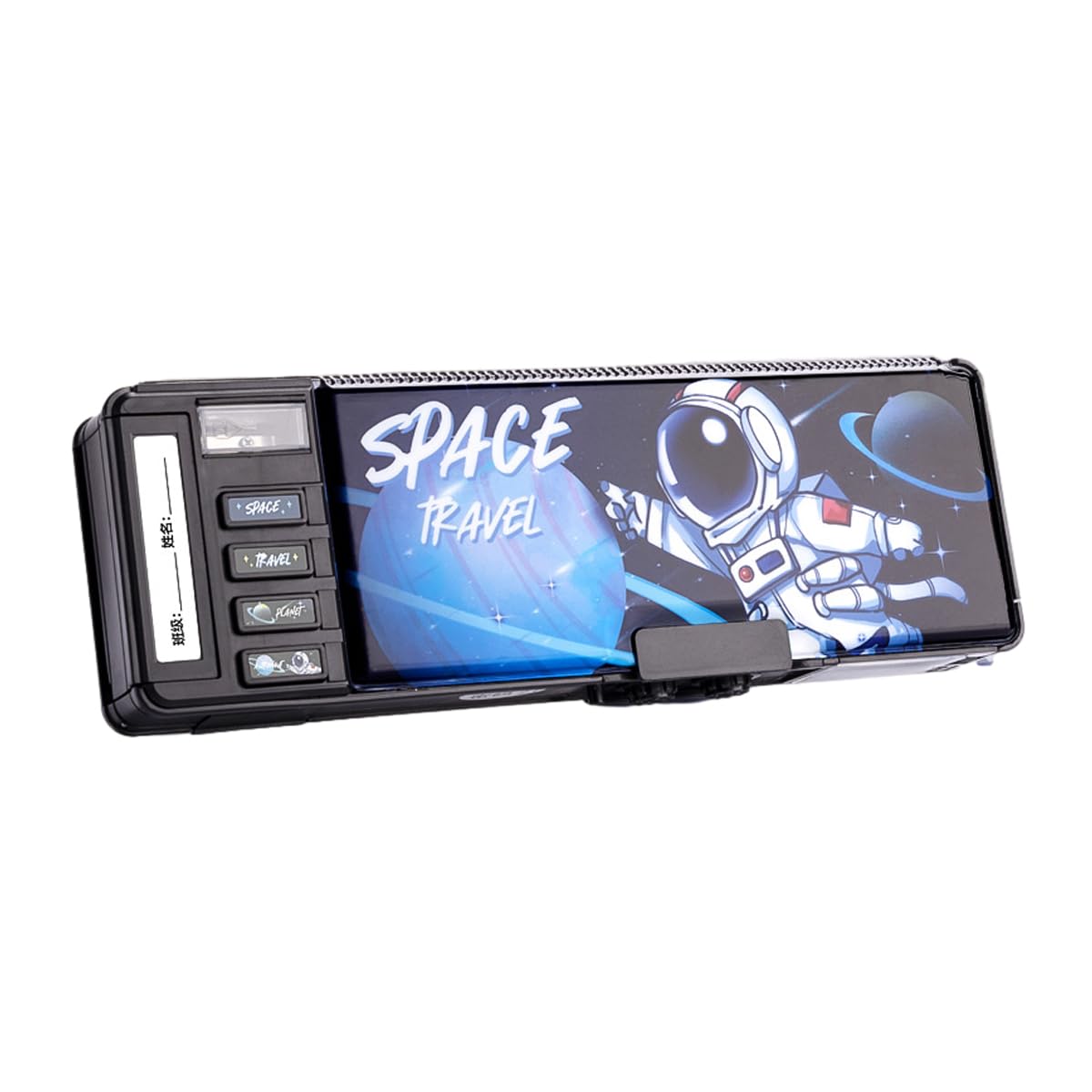 Amazon | ペンケース 両面開き ロック ふでばこ 箱型 大容量