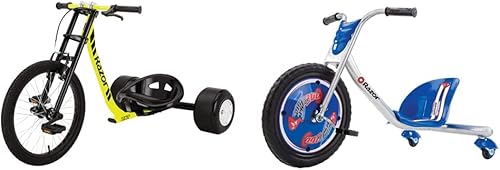 Razor Triciciclo 360 ruedas para niños a partir de 5 años ligero manillar de goma marco de acero para ciclistas de hasta 160 libras y triciclo DXT