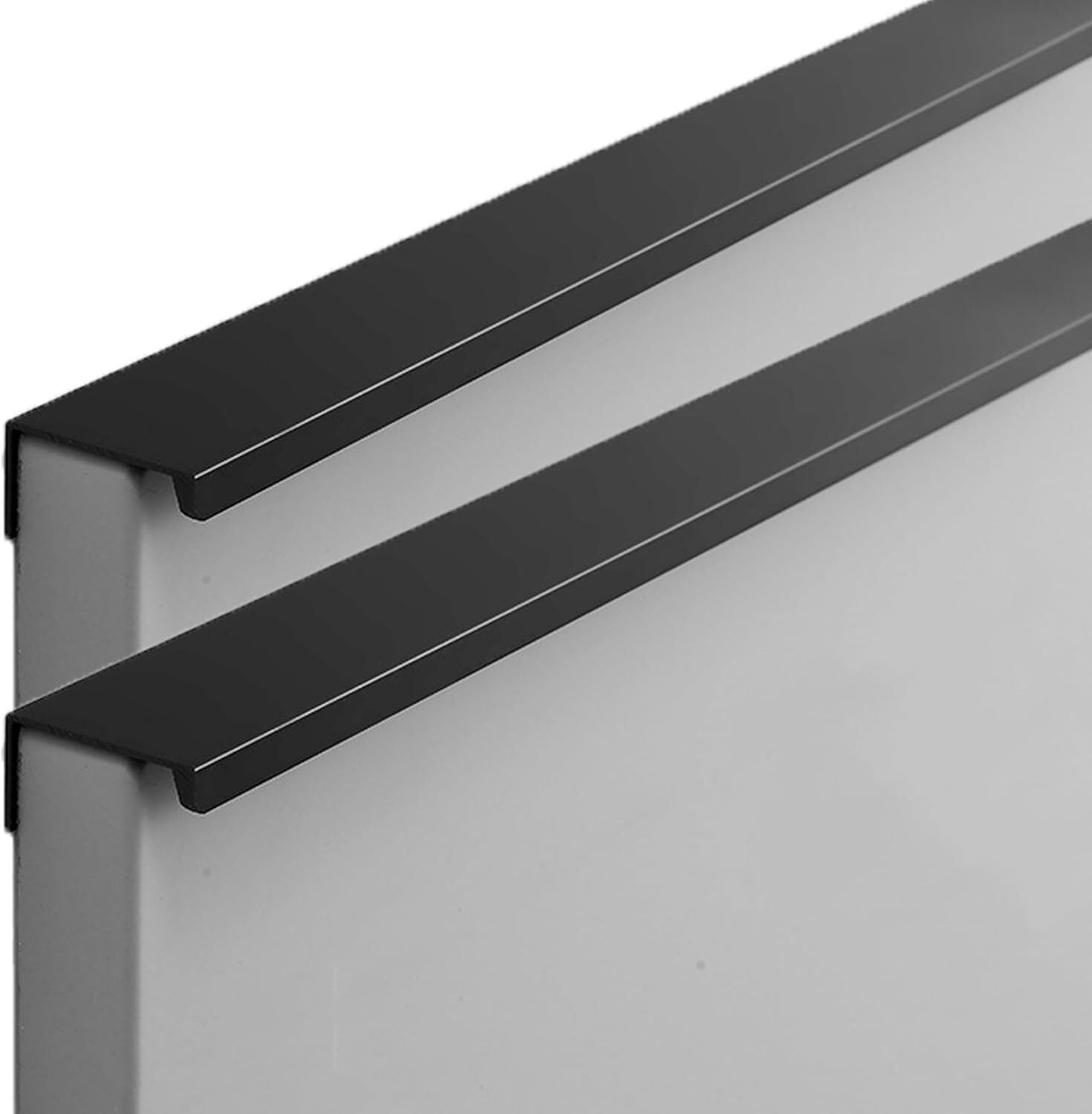 Tnbccxn Right Angle Cabinet Handles, Concealed Handles, 2 Pcs Kitchen Door Hidden Drawer Pulls(,Length 800Mm)